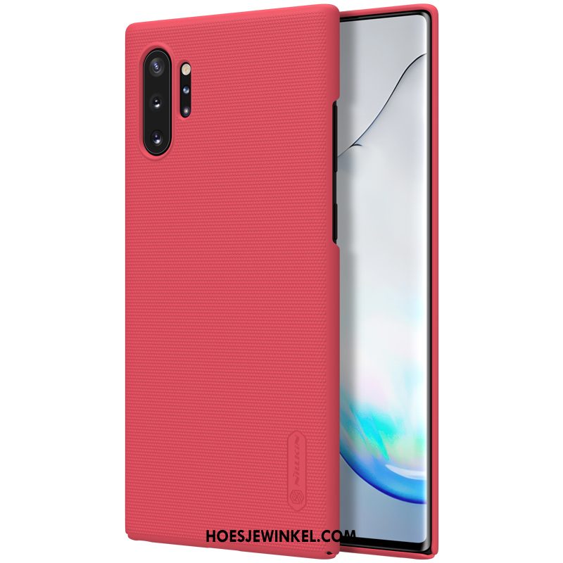 Samsung Galaxy Note 10+ Hoesje Antislip Hoes Wit, Samsung Galaxy Note 10+ Hoesje Hard Schrobben