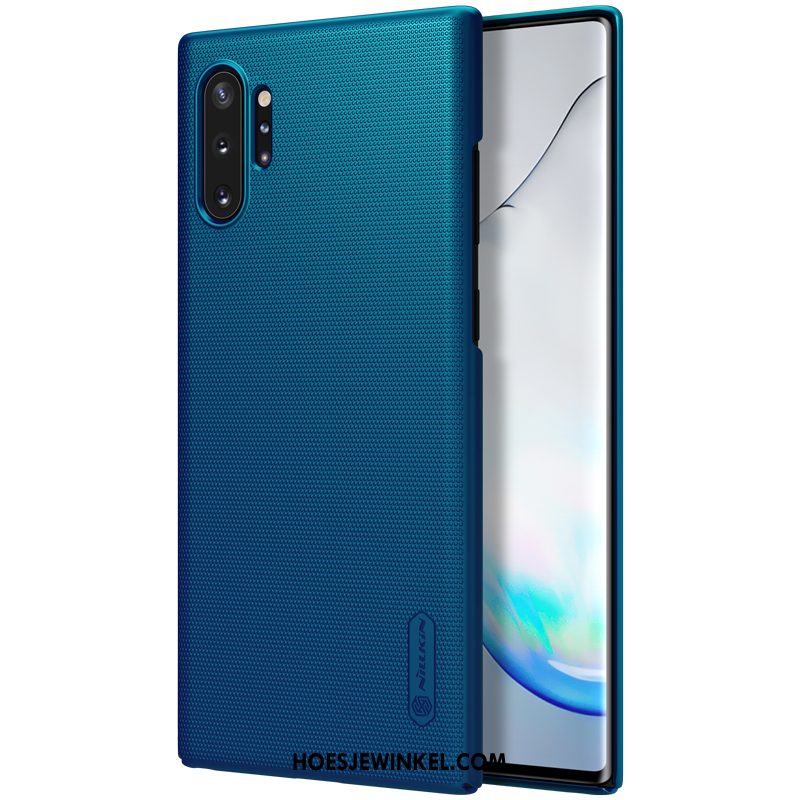 Samsung Galaxy Note 10+ Hoesje Antislip Hoes Wit, Samsung Galaxy Note 10+ Hoesje Hard Schrobben