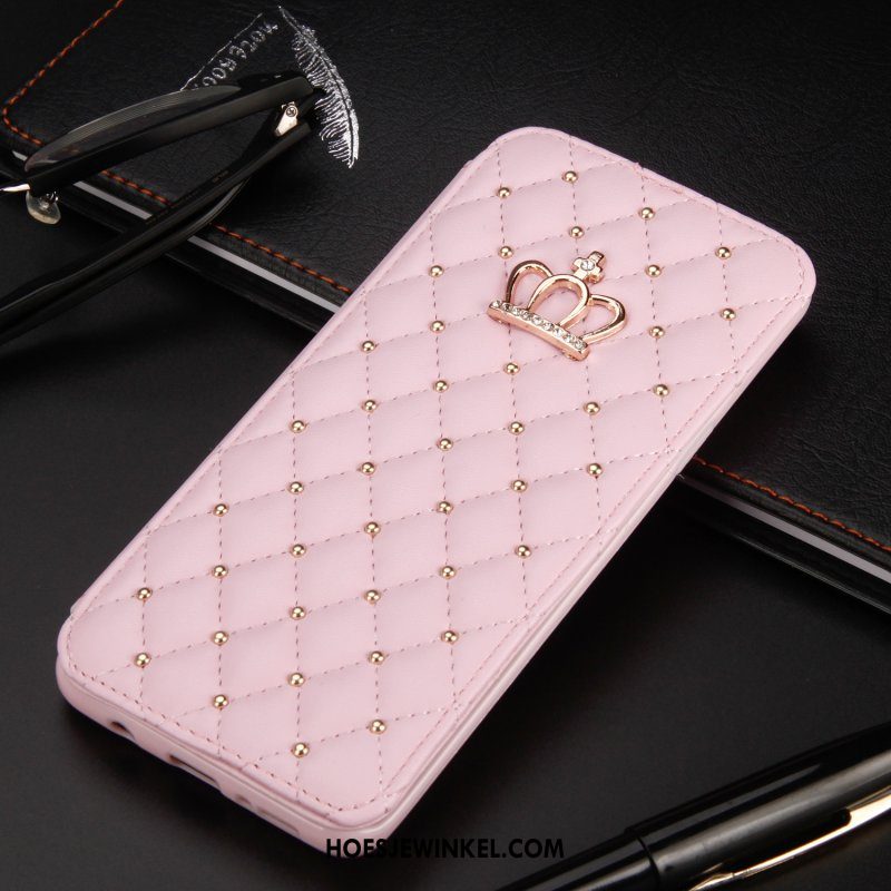 Samsung Galaxy Note 10 Hoesje Hoes Met Strass Folio, Samsung Galaxy Note 10 Hoesje Rood Mobiele Telefoon