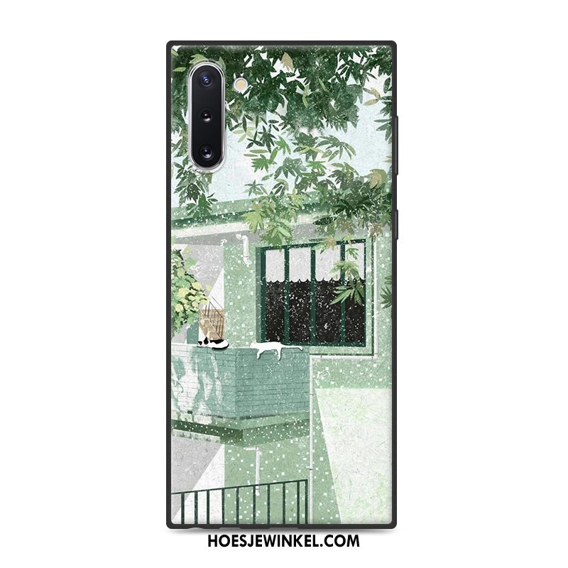 Samsung Galaxy Note 10 Hoesje Kunst Geel Eenvoudige, Samsung Galaxy Note 10 Hoesje Vers Wind