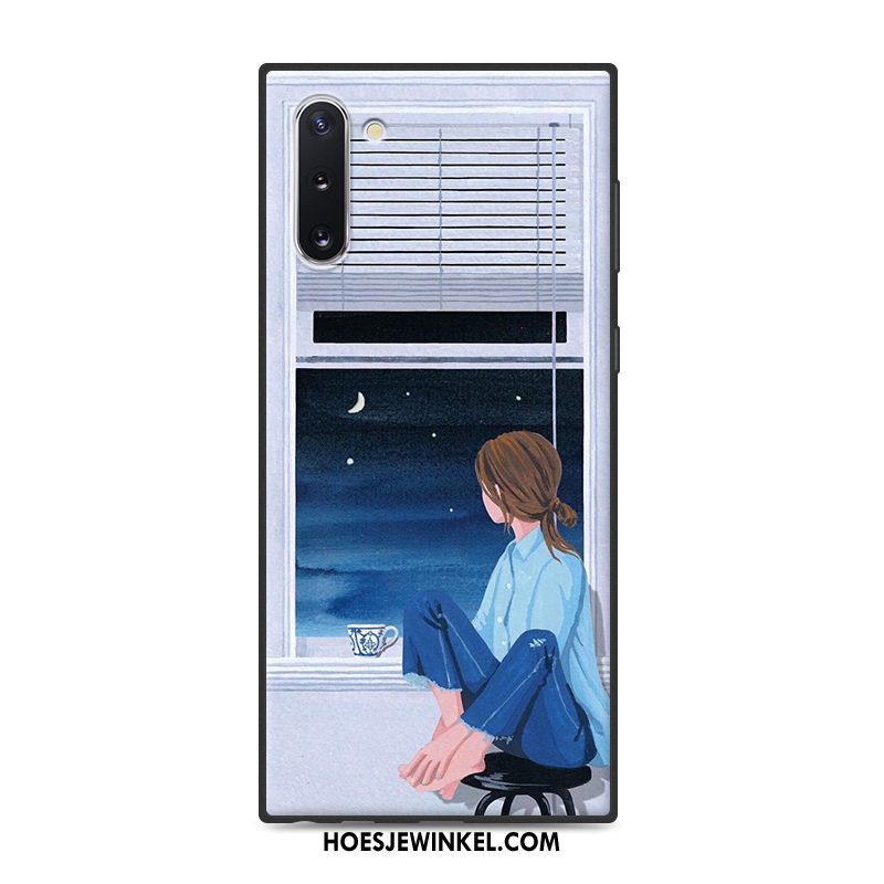 Samsung Galaxy Note 10 Hoesje Kunst Geel Eenvoudige, Samsung Galaxy Note 10 Hoesje Vers Wind