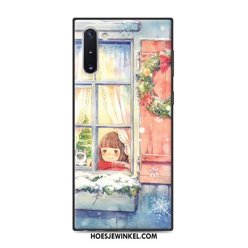 Samsung Galaxy Note 10 Hoesje Kunst Geel Eenvoudige, Samsung Galaxy Note 10 Hoesje Vers Wind