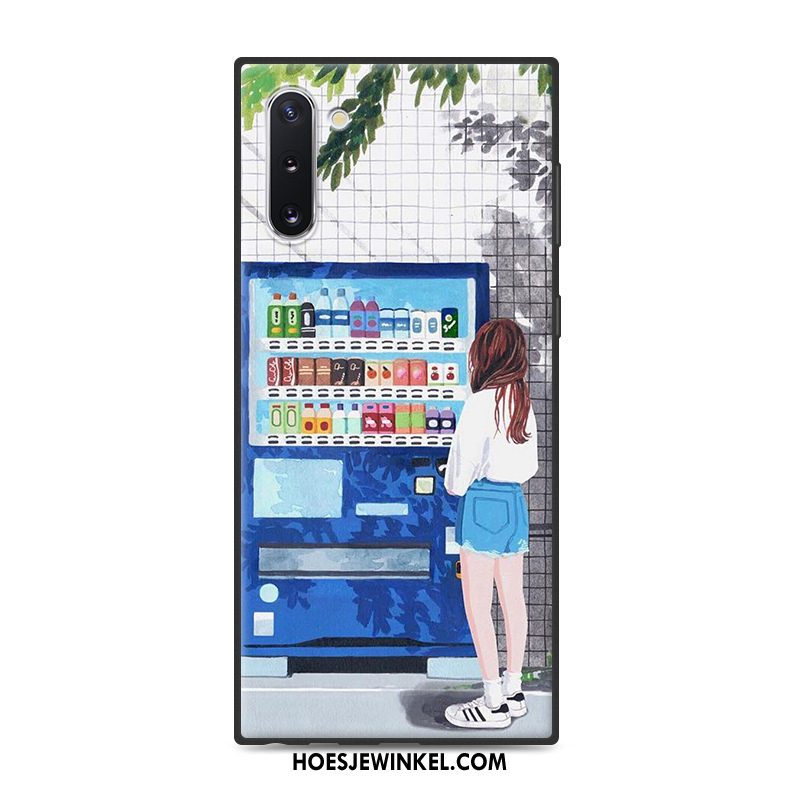 Samsung Galaxy Note 10 Hoesje Kunst Geel Eenvoudige, Samsung Galaxy Note 10 Hoesje Vers Wind