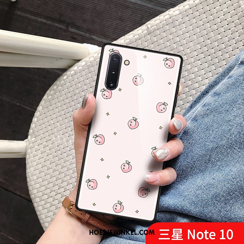 Samsung Galaxy Note 10 Hoesje Mobiele Telefoon Bescherming Eenvoudige, Samsung Galaxy Note 10 Hoesje Ster Roze