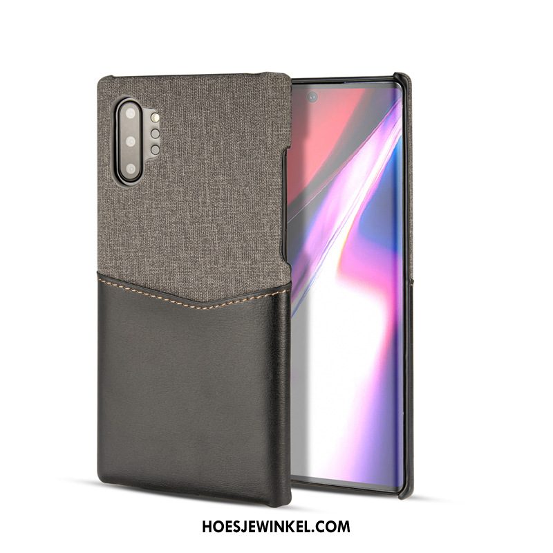 Samsung Galaxy Note 10+ Hoesje Mobiele Telefoon Rood Ster, Samsung Galaxy Note 10+ Hoesje