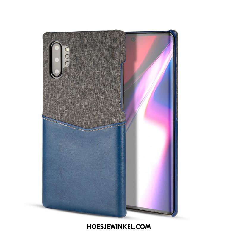 Samsung Galaxy Note 10+ Hoesje Mobiele Telefoon Rood Ster, Samsung Galaxy Note 10+ Hoesje