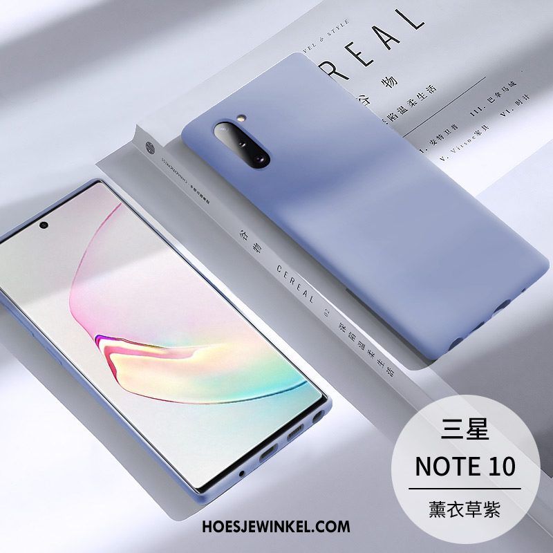 Samsung Galaxy Note 10 Hoesje Net Red Siliconen Anti-fall, Samsung Galaxy Note 10 Hoesje Bescherming Dun