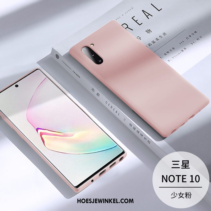 Samsung Galaxy Note 10 Hoesje Net Red Siliconen Anti-fall, Samsung Galaxy Note 10 Hoesje Bescherming Dun