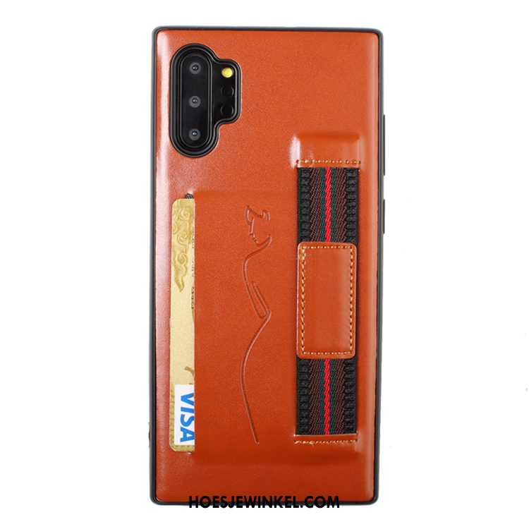 Samsung Galaxy Note 10+ Hoesje Rood Mobiele Telefoon Zacht, Samsung Galaxy Note 10+ Hoesje Ster Kaart