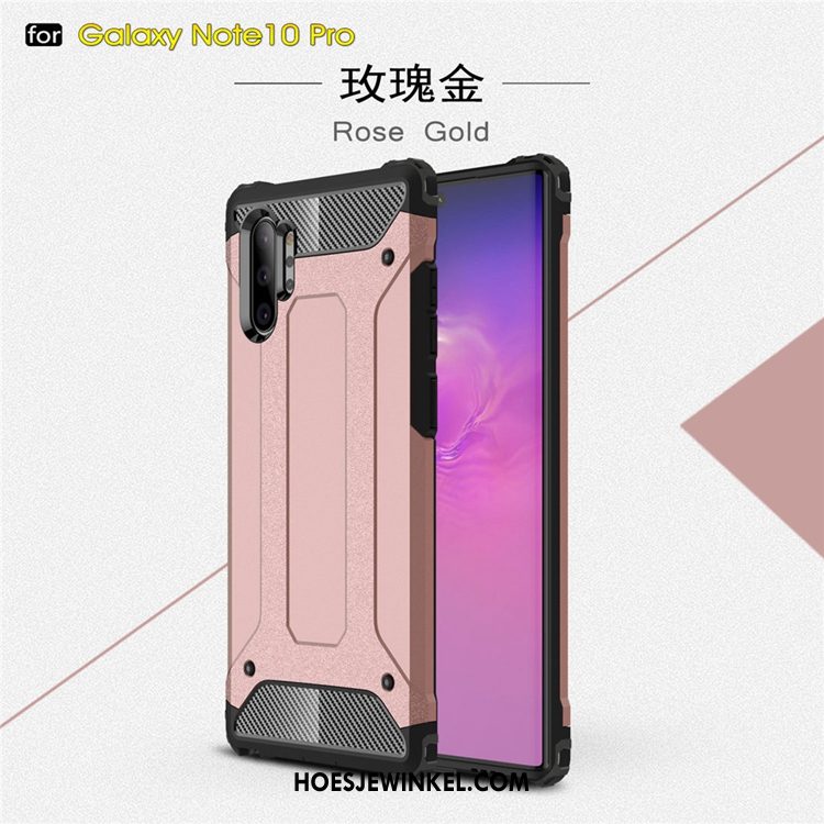 Samsung Galaxy Note 10+ Hoesje Siliconen Blauw Mobiele Telefoon, Samsung Galaxy Note 10+ Hoesje Anti-fall Hoes