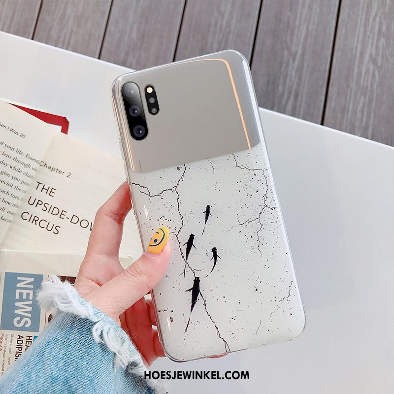 Samsung Galaxy Note 10+ Hoesje Spiegel Hoes Kleur, Samsung Galaxy Note 10+ Hoesje Plating Ster