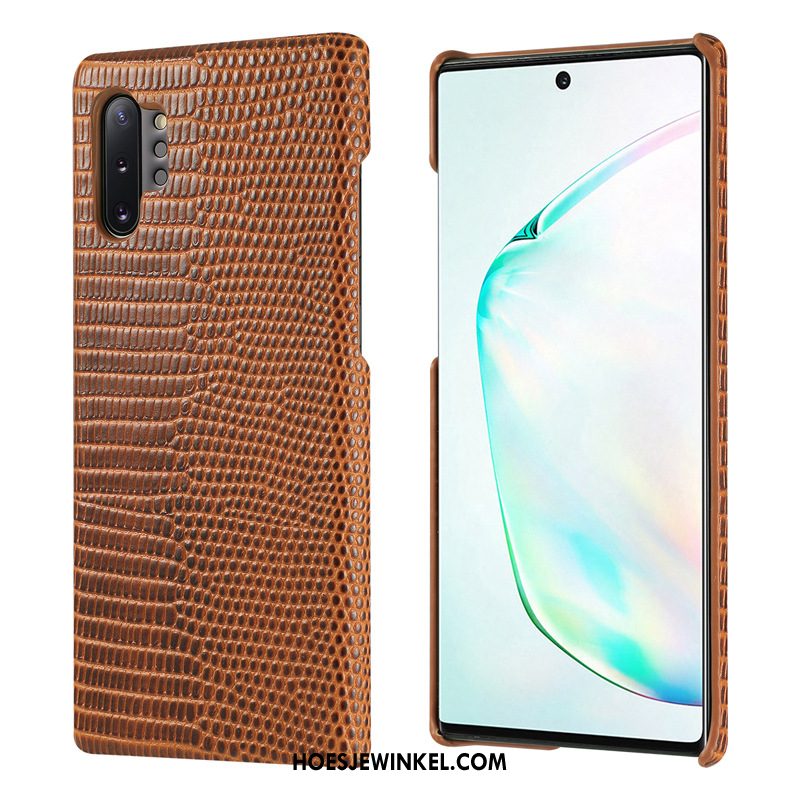 Samsung Galaxy Note 10+ Hoesje Ster Groen Mobiele Telefoon, Samsung Galaxy Note 10+ Hoesje