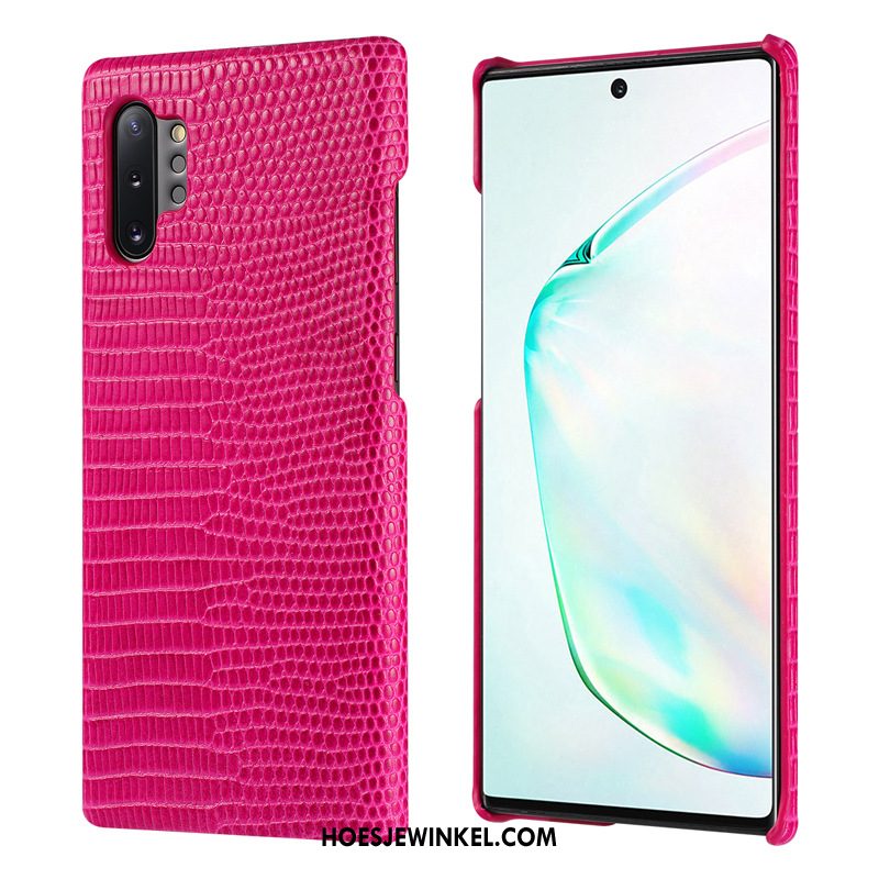 Samsung Galaxy Note 10+ Hoesje Ster Groen Mobiele Telefoon, Samsung Galaxy Note 10+ Hoesje