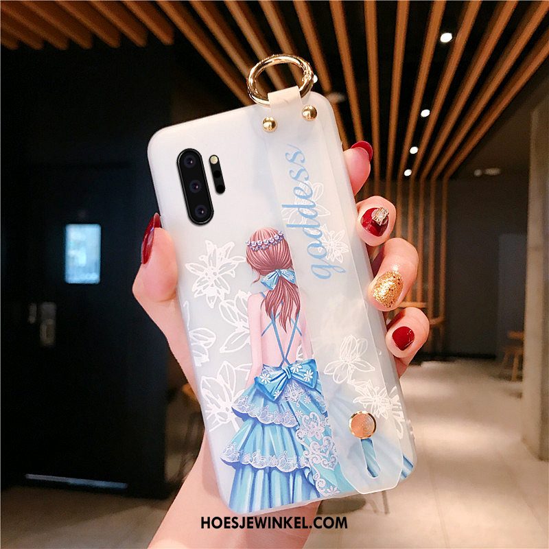 Samsung Galaxy Note 10+ Hoesje Ster Siliconen Hanger, Samsung Galaxy Note 10+ Hoesje Zacht Anti-fall