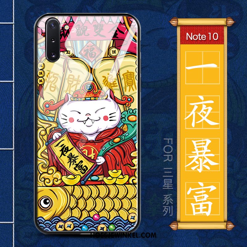 Samsung Galaxy Note 10 Hoesje Ster Trendy Merk Dun, Samsung Galaxy Note 10 Hoesje Chinese Stijl Anti-fall