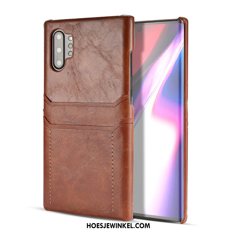 Samsung Galaxy Note 10+ Hoesje Zwart Kaart Mobiele Telefoon, Samsung Galaxy Note 10+ Hoesje Ster