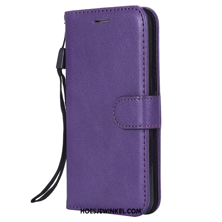 Samsung Galaxy Note 10 Lite Hoesje Leren Etui Blauw Bescherming, Samsung Galaxy Note 10 Lite Hoesje Ster Clamshell