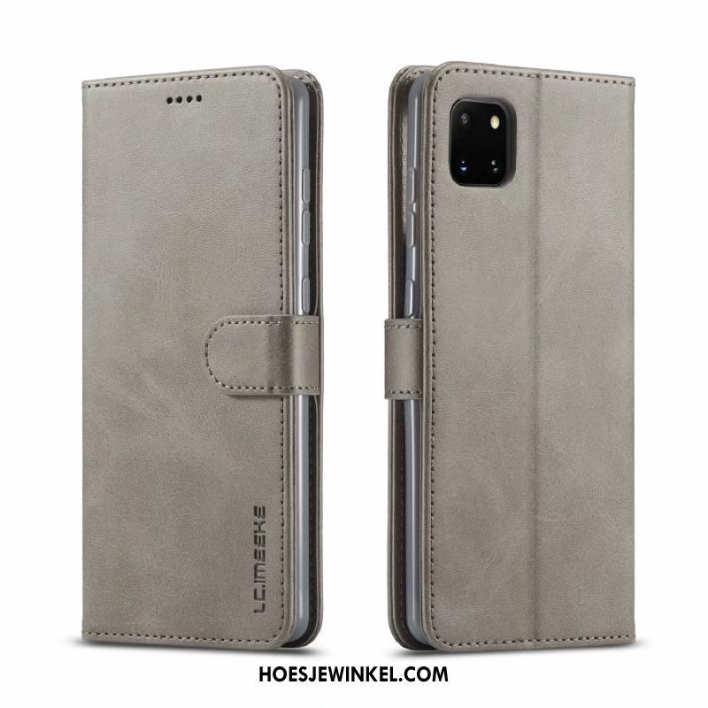 Samsung Galaxy Note 10 Lite Hoesje Mobiele Telefoon Leren Etui Hoes, Samsung Galaxy Note 10 Lite Hoesje Bescherming Geel