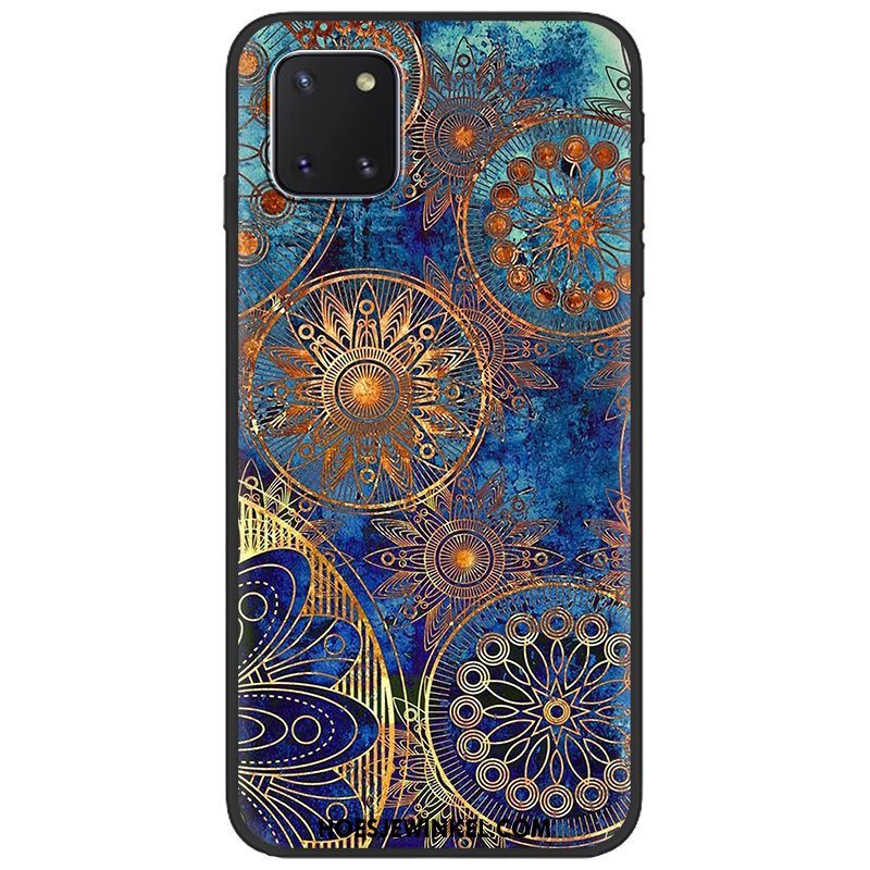Samsung Galaxy Note 10 Lite Hoesje Schrobben Roze Trend, Samsung Galaxy Note 10 Lite Hoesje Zacht Zwart