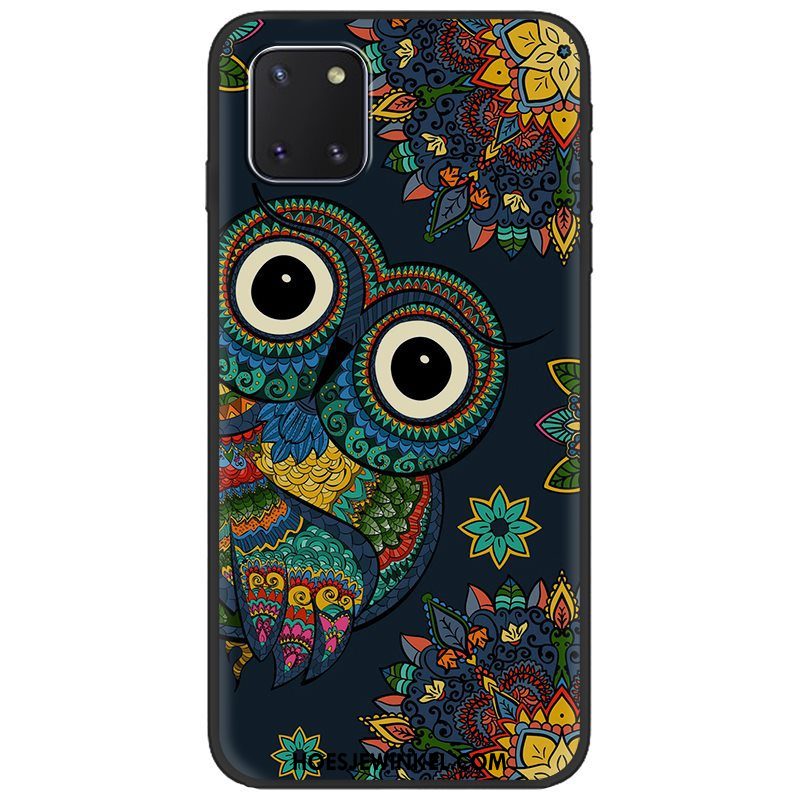 Samsung Galaxy Note 10 Lite Hoesje Schrobben Roze Trend, Samsung Galaxy Note 10 Lite Hoesje Zacht Zwart