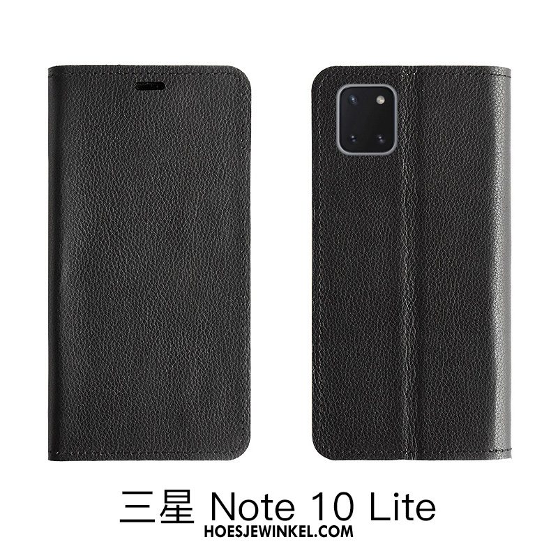 Samsung Galaxy Note 10 Lite Hoesje Ster Koe Bescherming, Samsung Galaxy Note 10 Lite Hoesje Leren Etui Soort Aziatische Vrucht