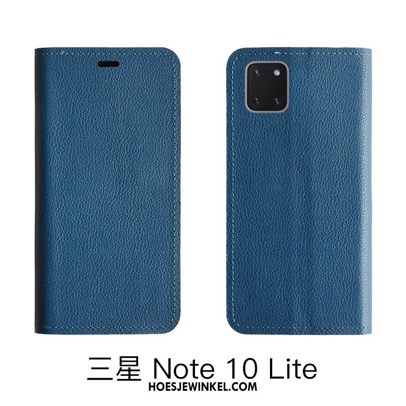 Samsung Galaxy Note 10 Lite Hoesje Ster Koe Bescherming, Samsung Galaxy Note 10 Lite Hoesje Leren Etui Soort Aziatische Vrucht