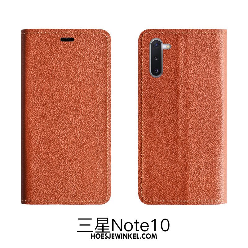 Samsung Galaxy Note 10 Lite Hoesje Ster Koe Bescherming, Samsung Galaxy Note 10 Lite Hoesje Leren Etui Soort Aziatische Vrucht