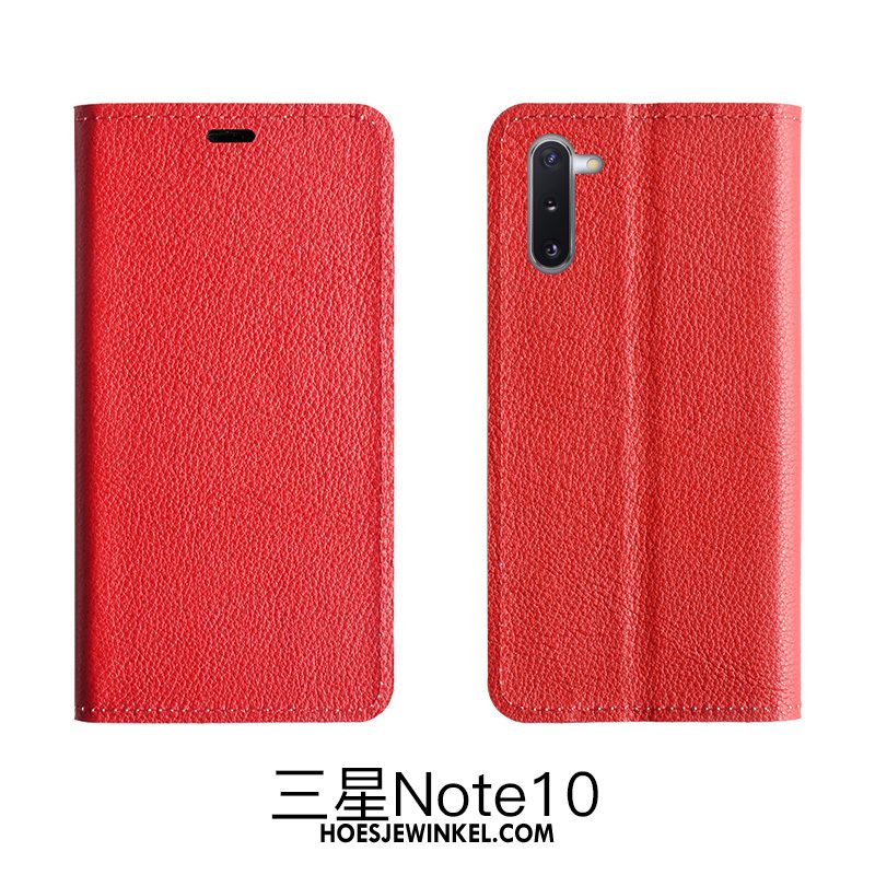 Samsung Galaxy Note 10 Lite Hoesje Ster Koe Bescherming, Samsung Galaxy Note 10 Lite Hoesje Leren Etui Soort Aziatische Vrucht