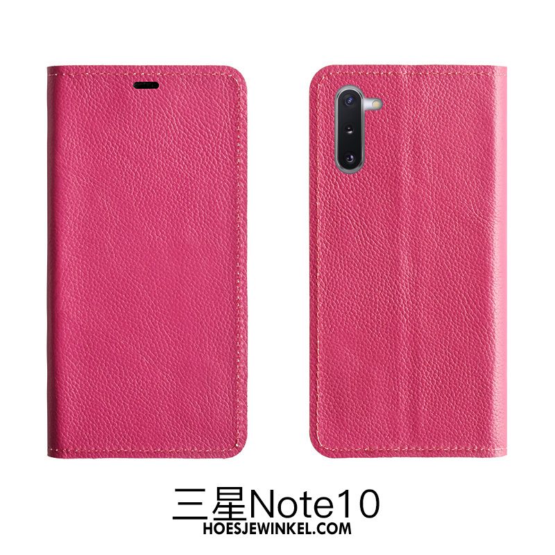 Samsung Galaxy Note 10 Lite Hoesje Ster Koe Bescherming, Samsung Galaxy Note 10 Lite Hoesje Leren Etui Soort Aziatische Vrucht