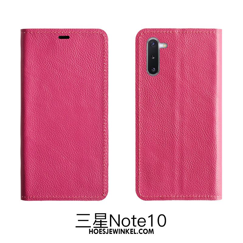 Samsung Galaxy Note 10 Lite Hoesje Ster Koe Bescherming, Samsung Galaxy Note 10 Lite Hoesje Leren Etui Soort Aziatische Vrucht