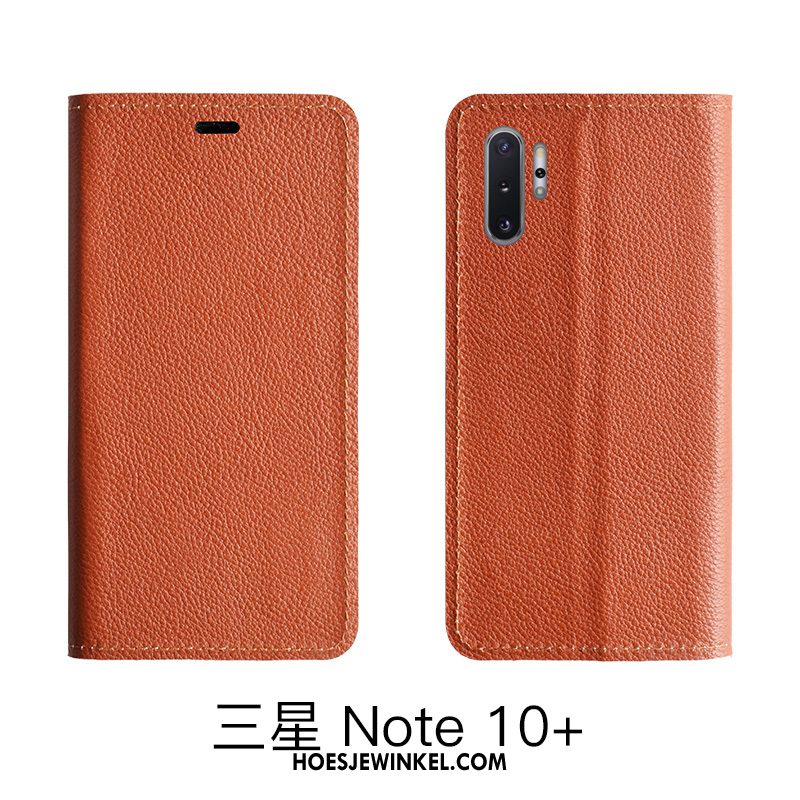 Samsung Galaxy Note 10 Lite Hoesje Ster Koe Bescherming, Samsung Galaxy Note 10 Lite Hoesje Leren Etui Soort Aziatische Vrucht