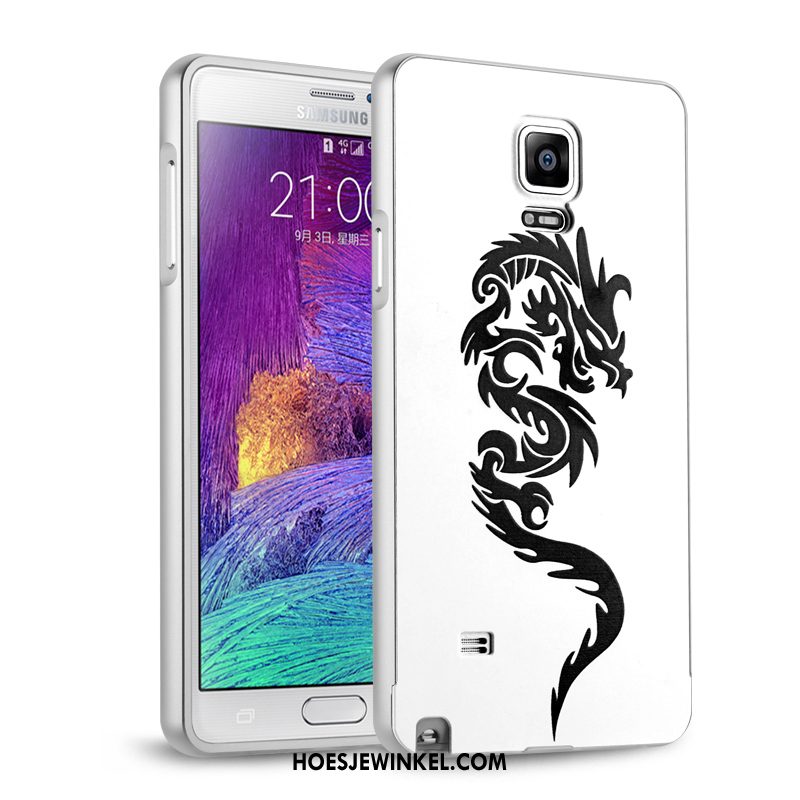 Samsung Galaxy Note 4 Hoesje Bescherming Omlijsting Roze, Samsung Galaxy Note 4 Hoesje Hoes Ster