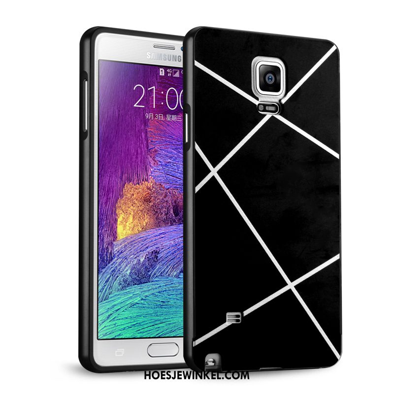 Samsung Galaxy Note 4 Hoesje Bescherming Omlijsting Roze, Samsung Galaxy Note 4 Hoesje Hoes Ster