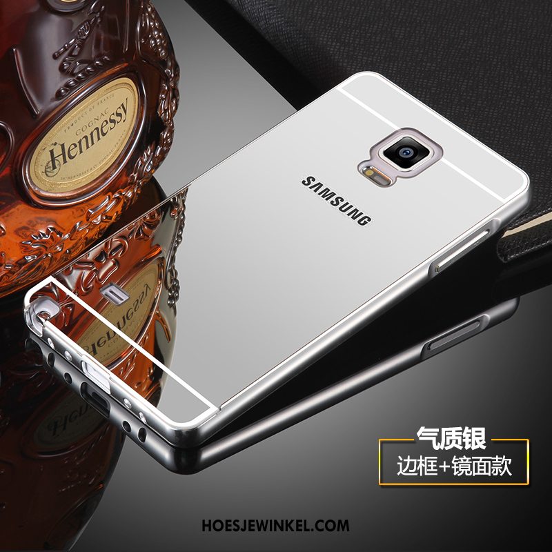 Samsung Galaxy Note 4 Hoesje Bescherming Omlijsting Roze, Samsung Galaxy Note 4 Hoesje Hoes Ster