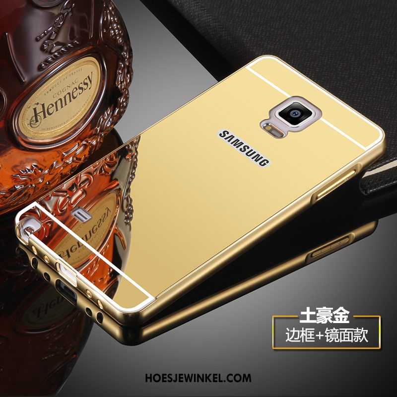 Samsung Galaxy Note 4 Hoesje Bescherming Omlijsting Roze, Samsung Galaxy Note 4 Hoesje Hoes Ster