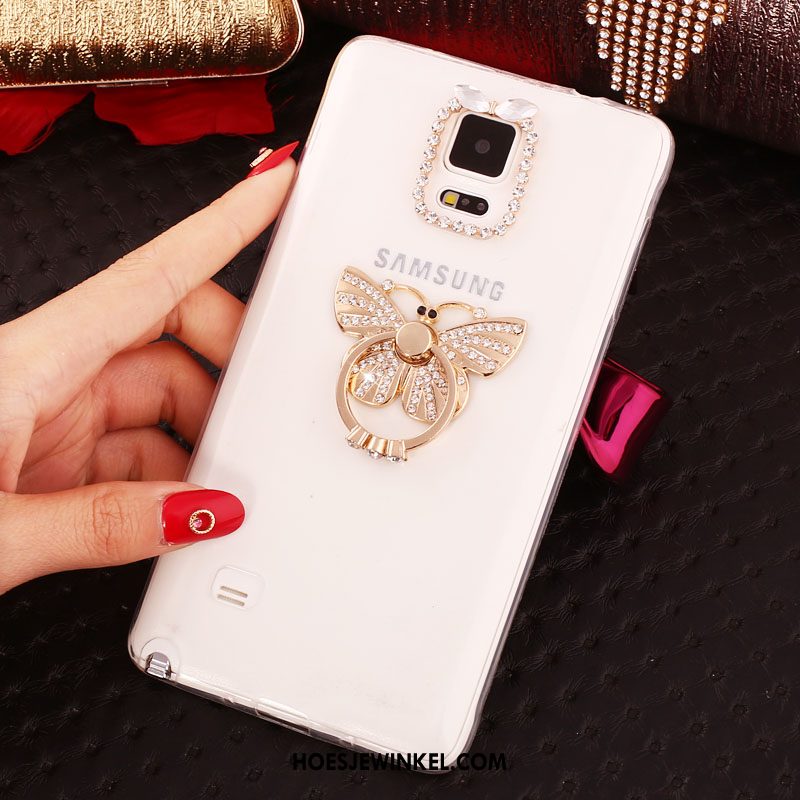 Samsung Galaxy Note 4 Hoesje Bescherming Zacht Luxe, Samsung Galaxy Note 4 Hoesje Hoes Rose Goud