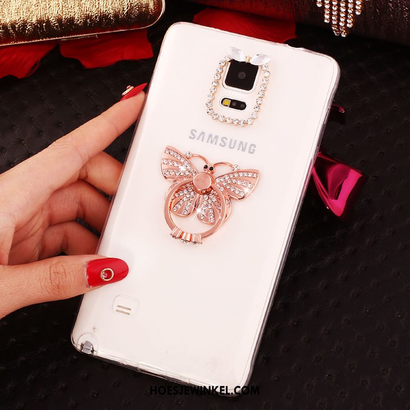 Samsung Galaxy Note 4 Hoesje Bescherming Zacht Luxe, Samsung Galaxy Note 4 Hoesje Hoes Rose Goud