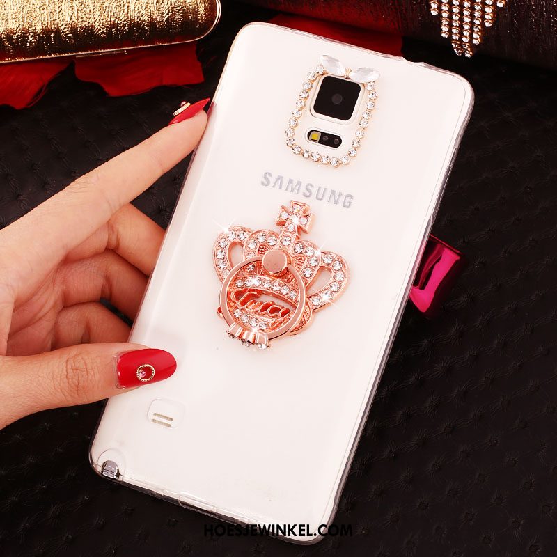 Samsung Galaxy Note 4 Hoesje Bescherming Zacht Luxe, Samsung Galaxy Note 4 Hoesje Hoes Rose Goud