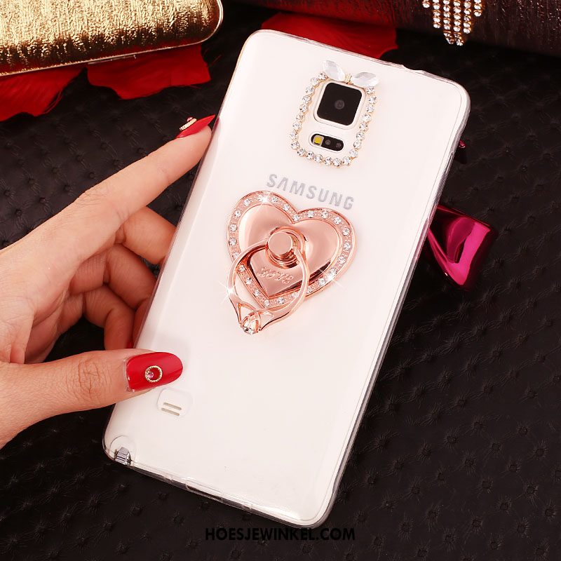 Samsung Galaxy Note 4 Hoesje Bescherming Zacht Luxe, Samsung Galaxy Note 4 Hoesje Hoes Rose Goud