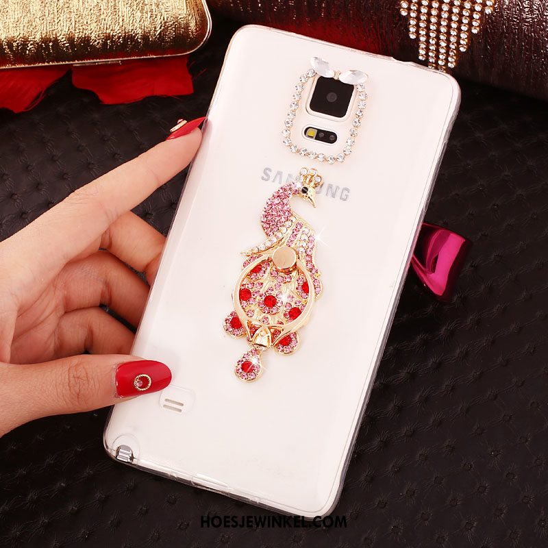 Samsung Galaxy Note 4 Hoesje Bescherming Zacht Luxe, Samsung Galaxy Note 4 Hoesje Hoes Rose Goud