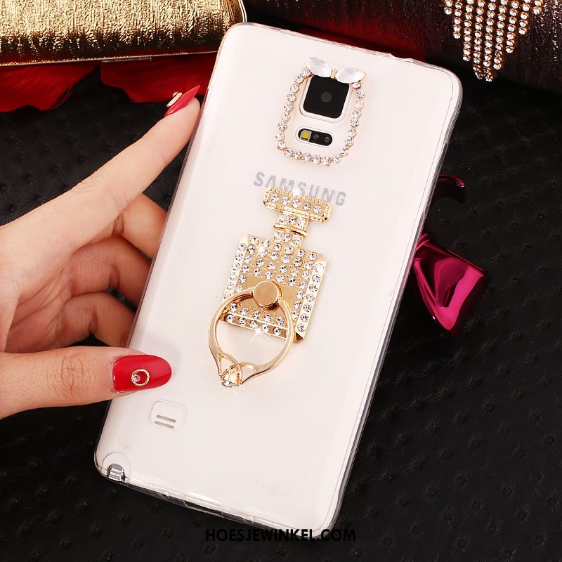 Samsung Galaxy Note 4 Hoesje Bescherming Zacht Luxe, Samsung Galaxy Note 4 Hoesje Hoes Rose Goud