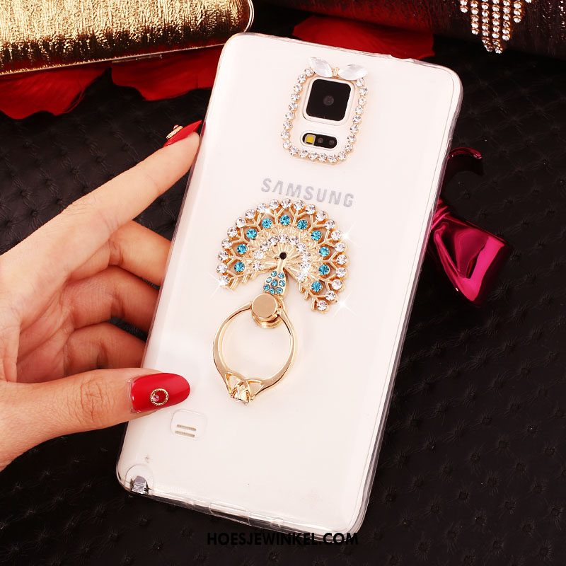 Samsung Galaxy Note 4 Hoesje Bescherming Zacht Luxe, Samsung Galaxy Note 4 Hoesje Hoes Rose Goud