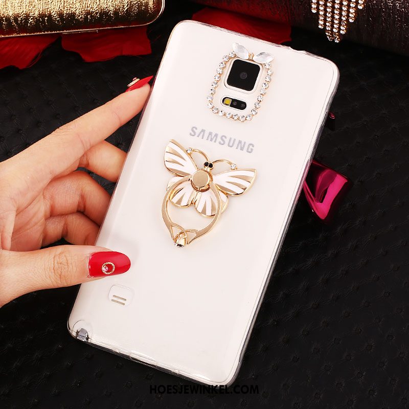 Samsung Galaxy Note 4 Hoesje Bescherming Zacht Luxe, Samsung Galaxy Note 4 Hoesje Hoes Rose Goud