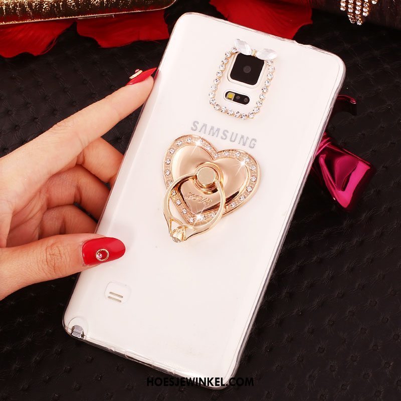 Samsung Galaxy Note 4 Hoesje Bescherming Zacht Luxe, Samsung Galaxy Note 4 Hoesje Hoes Rose Goud