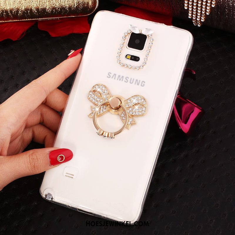 Samsung Galaxy Note 4 Hoesje Bescherming Zacht Luxe, Samsung Galaxy Note 4 Hoesje Hoes Rose Goud