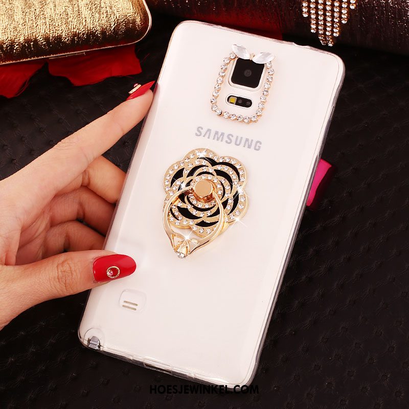 Samsung Galaxy Note 4 Hoesje Bescherming Zacht Luxe, Samsung Galaxy Note 4 Hoesje Hoes Rose Goud