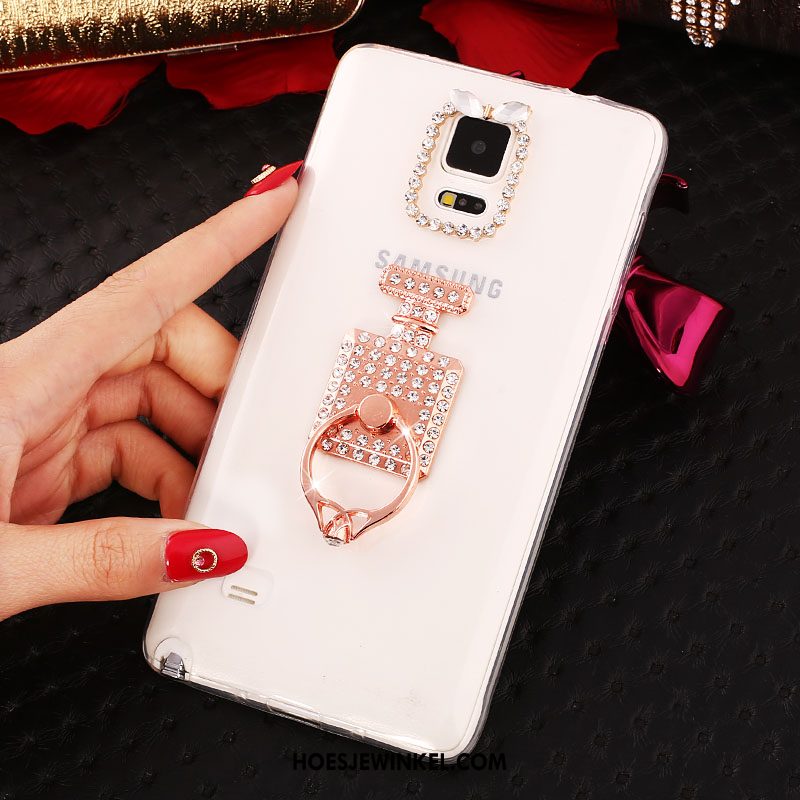 Samsung Galaxy Note 4 Hoesje Bescherming Zacht Luxe, Samsung Galaxy Note 4 Hoesje Hoes Rose Goud