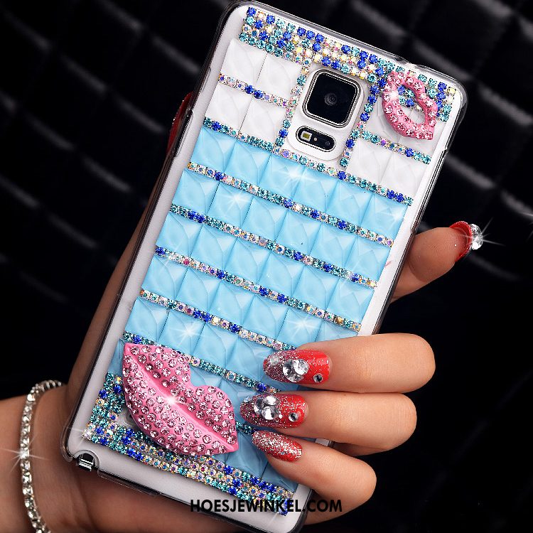 Samsung Galaxy Note 4 Hoesje Blauw Ster Bescherming, Samsung Galaxy Note 4 Hoesje Mobiele Telefoon Hoes