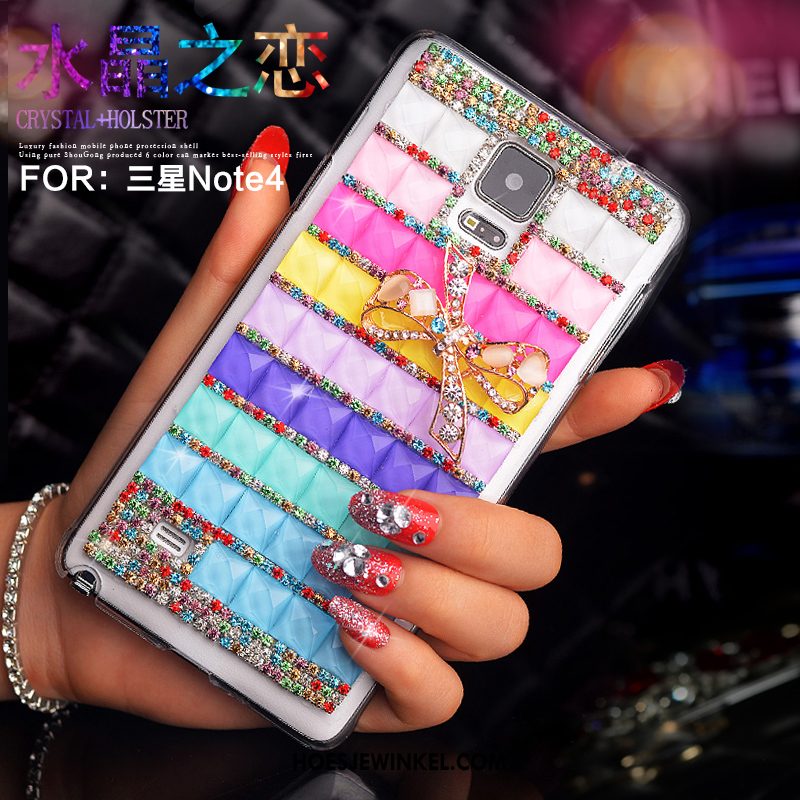 Samsung Galaxy Note 4 Hoesje Blauw Ster Bescherming, Samsung Galaxy Note 4 Hoesje Mobiele Telefoon Hoes