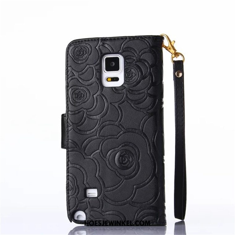 Samsung Galaxy Note 4 Hoesje Clamshell Anti-fall Bescherming, Samsung Galaxy Note 4 Hoesje Hoes Goud